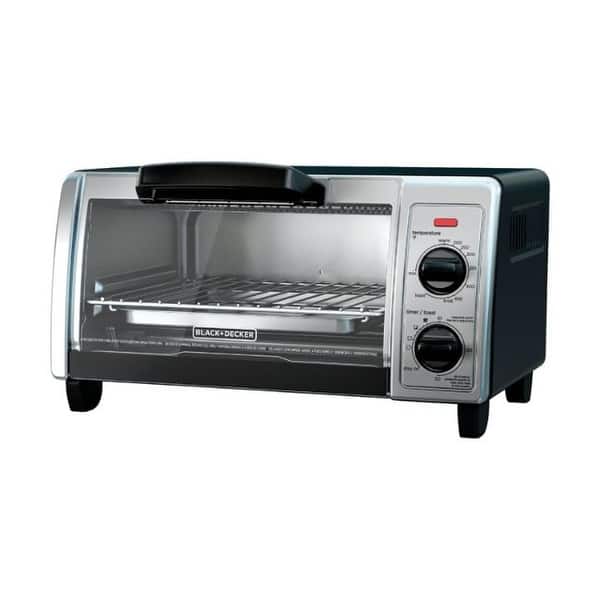 Black + Decker Countertop Convection Toaster Oven Stainless Steel 9-Slice.