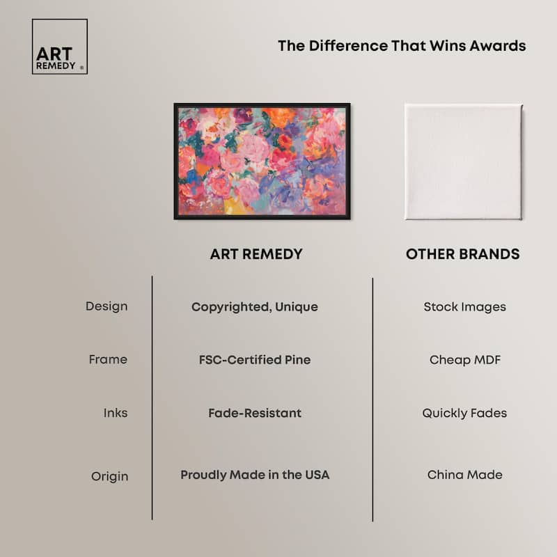 Kaleidoscope of Color Canvas by Art Remedy