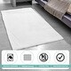 preview thumbnail 5 of 10, Cheer Collection Faux Fur Soft Area Rug, Machine Washable