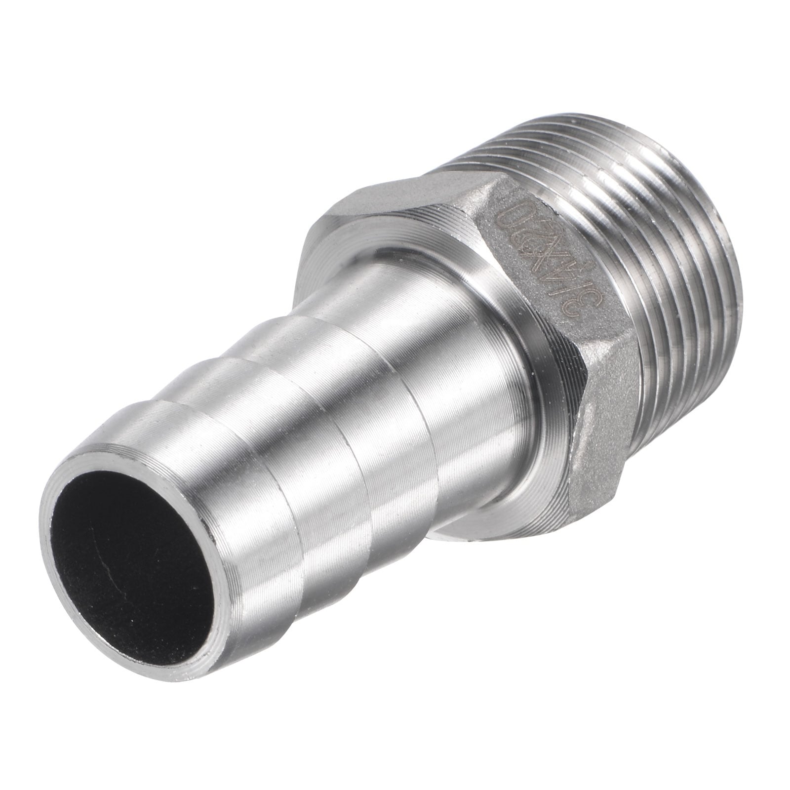 Hose Tail Stainless Steel - 1/2" BSP Thread to 3/4" (20mm) Hose - Mitchell  Engineering Food 10mm Hose OD x 1/8" BSP Male Thread 304 Stainless Steel Pipe F