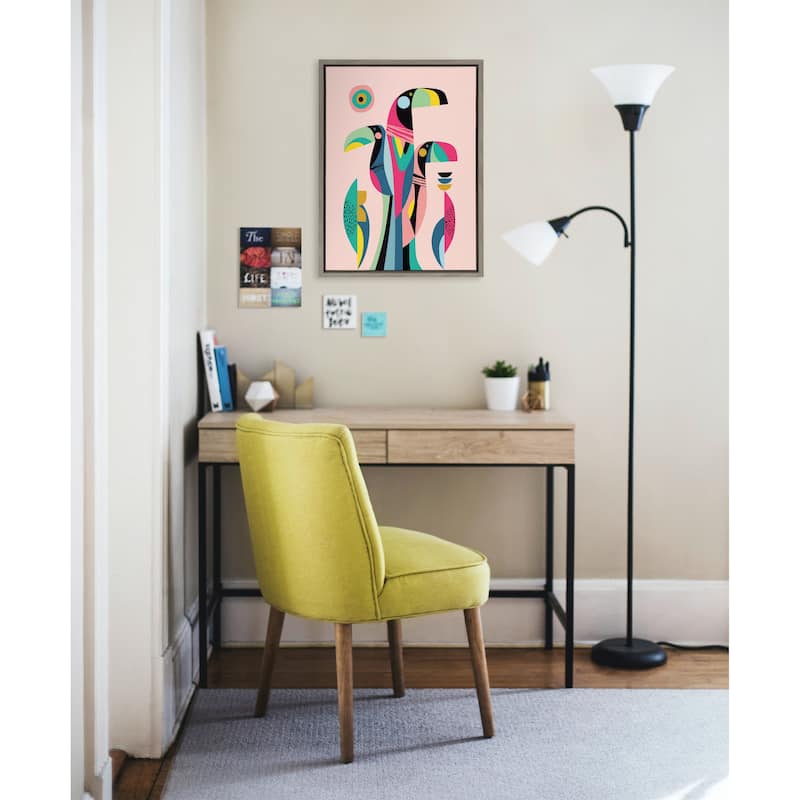 Kate and Laurel Sylvie Toucan Canvas by Rachel Lee of My Dream Wall