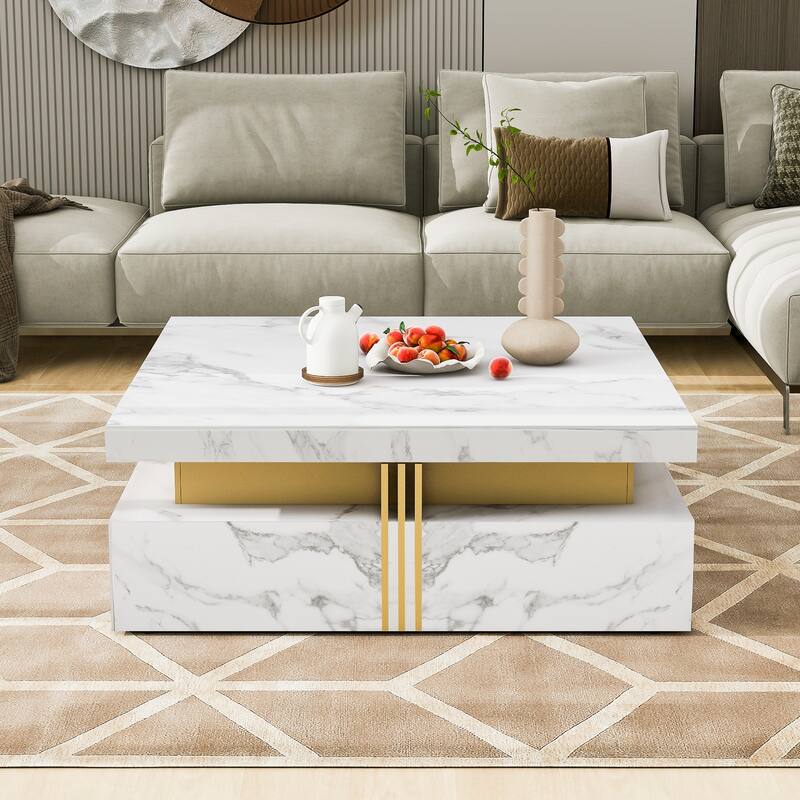 Square Storage Coffee Table