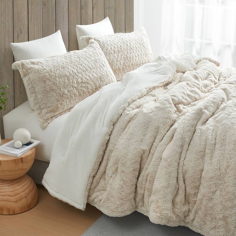 Rare White Bison - Coma Inducer® Oversized Comforter Set - Tundra White