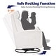 preview thumbnail 7 of 84, HOMYKA Swivel Glider Rocker Accent Chair for Nursery with Side Pocket
