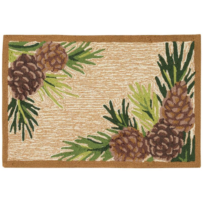Liora Manne Ravella Forest Border Indoor/Outdoor Rug