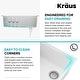 preview thumbnail 50 of 122, KRAUS Bellucci Workstation Undermount Granite Composite Kitchen Sink