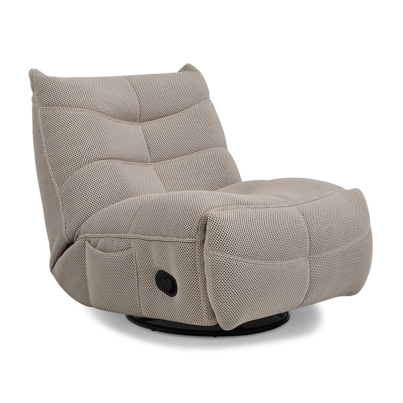 Rearden 35.5" Swivel Glider Manual Recliner Gaming Lounge Chair