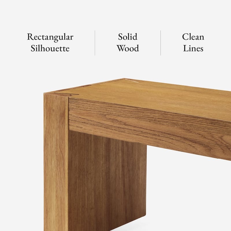 Maven Lane Zeno Wooden Bench