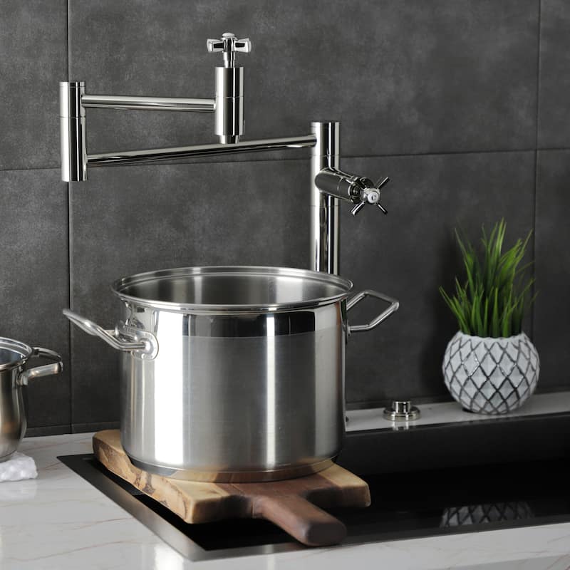 Millennium Two-Handle 1-Hole Deck Mount Pot Filler Faucet