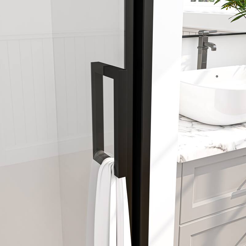TOOLKISS Semi-frameless Pivot Shower Door