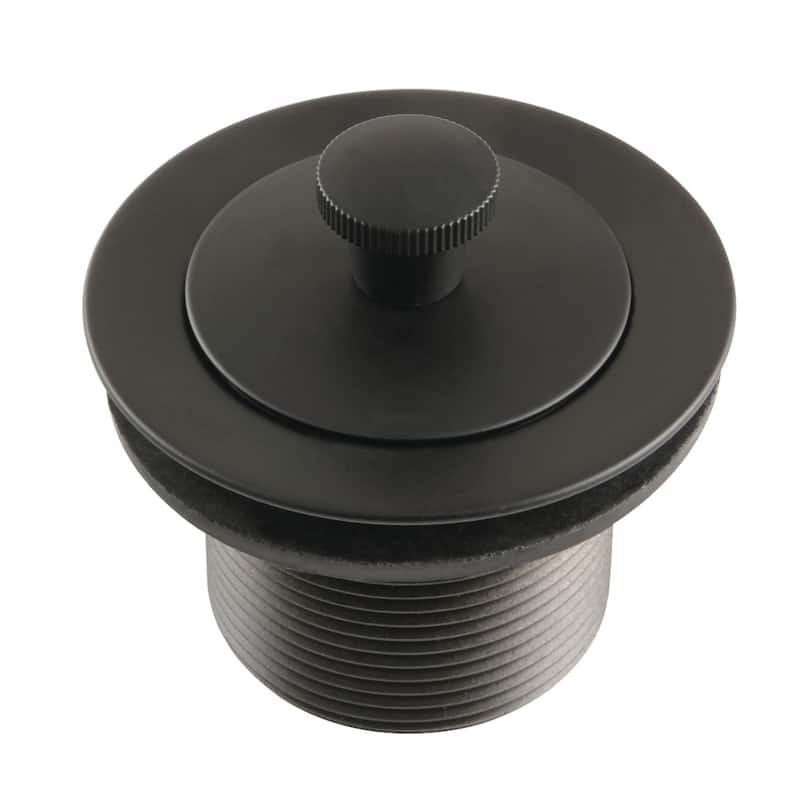 Trimscape Brass Lift and Turn Tub Drain - Matte Black