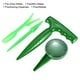 preview thumbnail 3 of 3, Sowing Dispenser Set, Hand Dibber & Weeder Tool Sowing Dispenser, 4pcs - Green