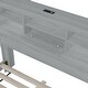 preview thumbnail 7 of 17, Queen Platform Bed in Light Gray with USB and Storage