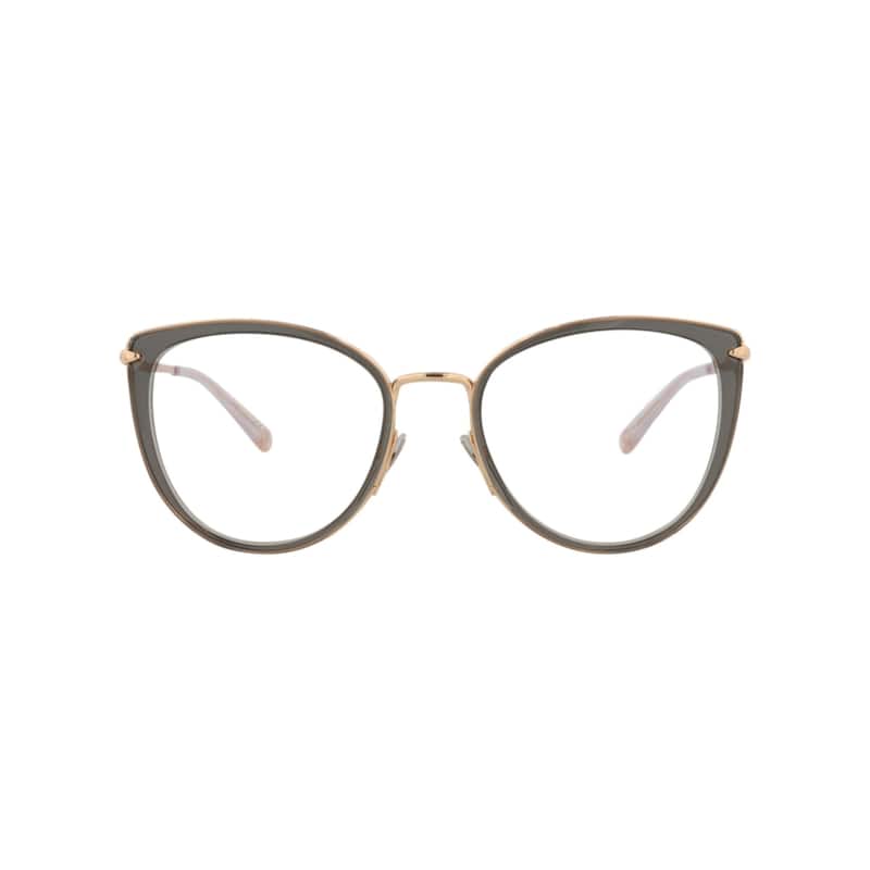 Pomellato Cat Eye-Frame Acetate Optical Frames, Transparent Lens, Shiny Dark Grey Frame