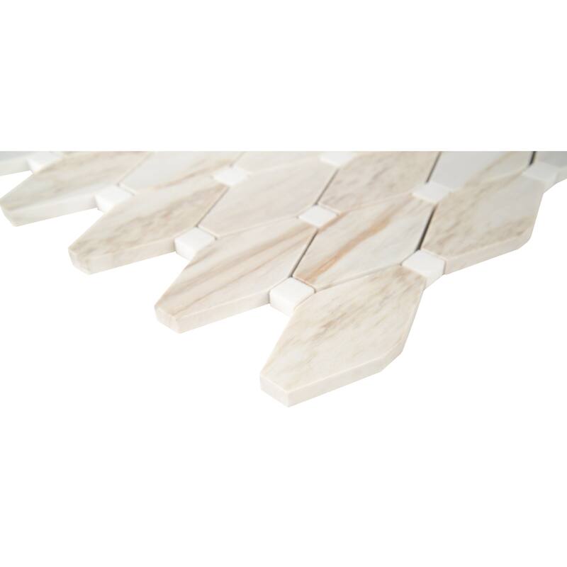 Ackland AKM-S-13X12OCP-CA 12" x 13" Marble Marque Floor and Wall - Auralie