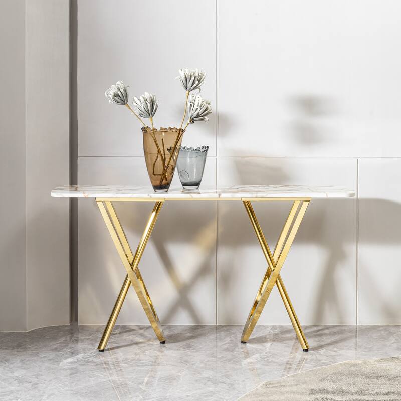 rectangle console table for living room