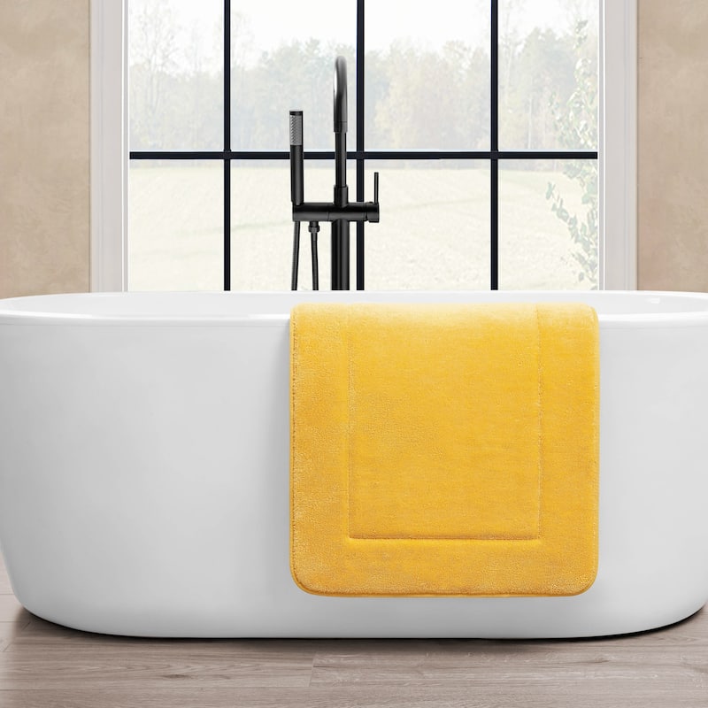 Oliver Brown Terry Memory Foam Bath Mat