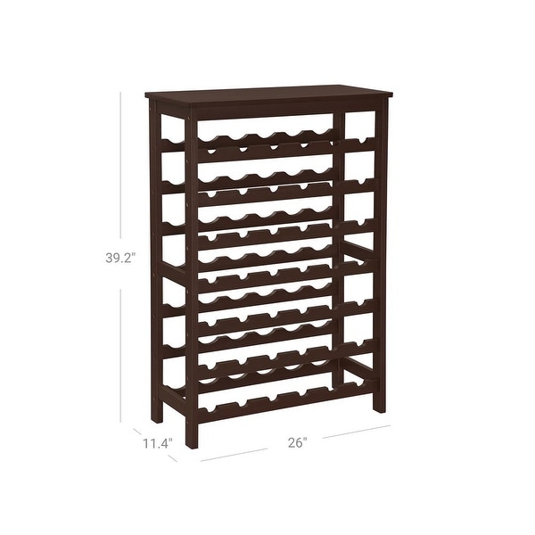 Free standing bottle best sale rack