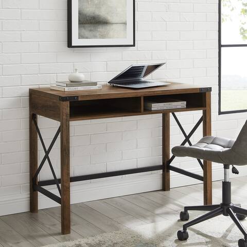 Middlebrook 42-inch Metal X Farmhouse Desk