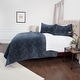 preview thumbnail 4 of 8, Auden Indigo Cotton Embroidered Sham