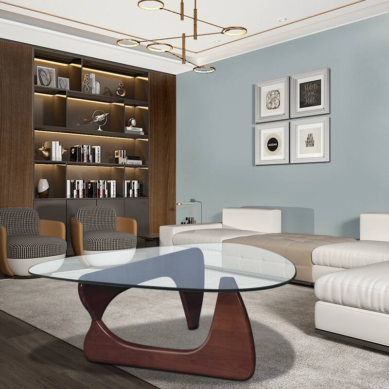 Home Modern Triangle coffee table Bed Bath & Beyond 36111804