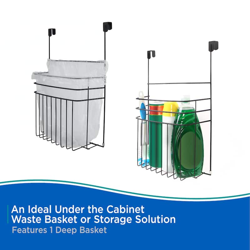 Kenney Inside the Cabinet Waste Basket Caddy