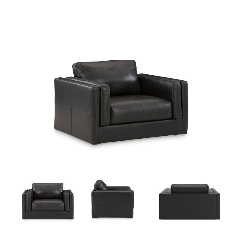 Signature Design by Ashley Amiata Onyx Oversized Chair - 50"W x 41"D x 35"H