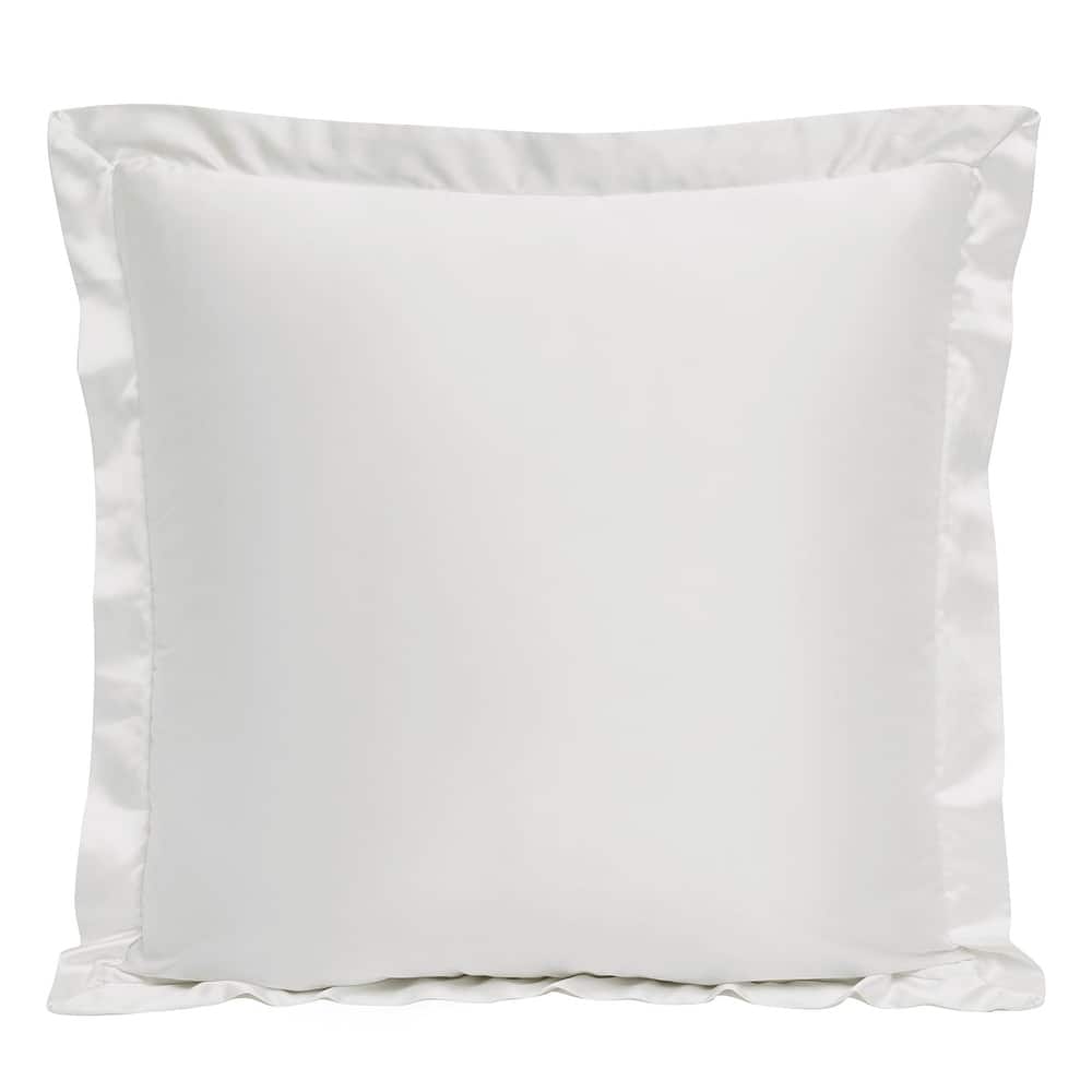 HiEnd Accents High Shine Satin Euro Sham, 27"x27"