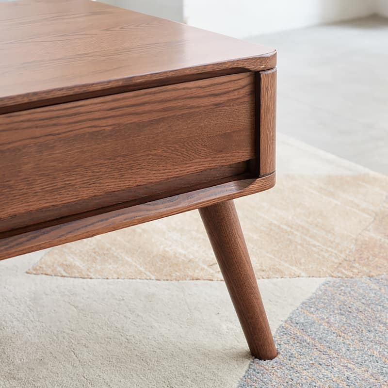 Modern Coffee Table Elevating Lift-Type Coffee Table, Center Table with 3 Storage Compartments, for Living Room