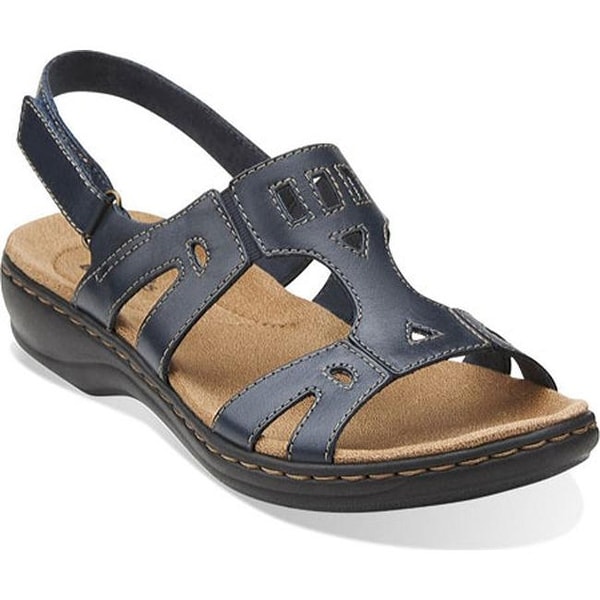 clarks leisa annual leather sandals