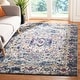 preview thumbnail 6 of 102, SAFAVIEH Evoke Jacki Vintage Boho Medallion Rug 3' x 5' - Grey/Navy - Rectangle