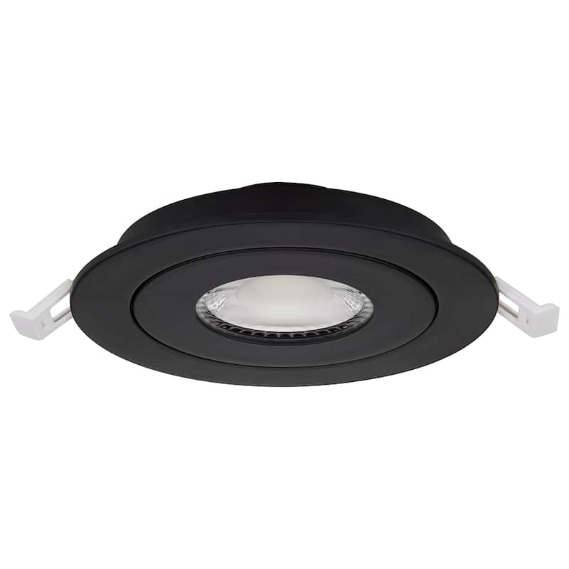 Starfish 9W LED Gimbal Downlight 4 Inch 2700K-5000K RGB Tunable White Remote Driver Black
