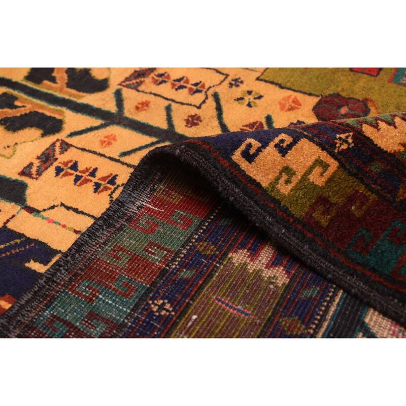 ECARPETGALLERY Hand-knotted Teimani Beige Wool Rug - 3'9 x 7'0