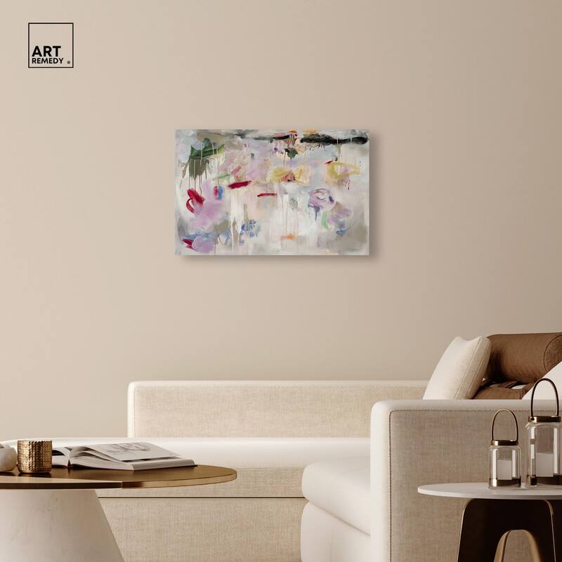 Lilac Haze Canvas by Art Remedy, Gallery Wrapped