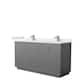 Option Dark Gray, Nickel Trim, White Quartz Top
