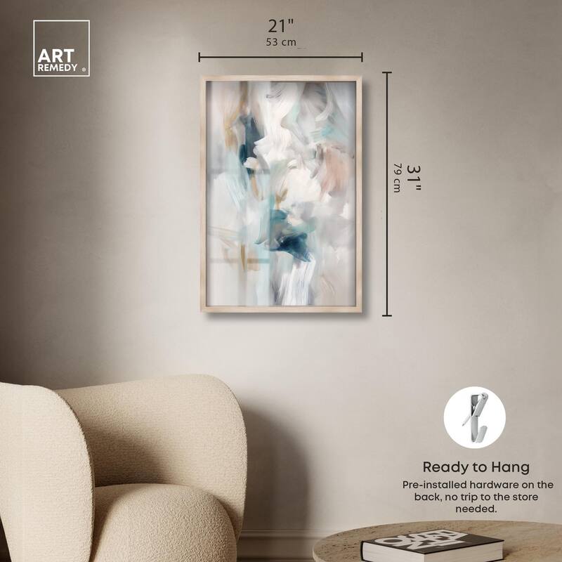 Whispering Colors III Shadowbox by Art Remedy