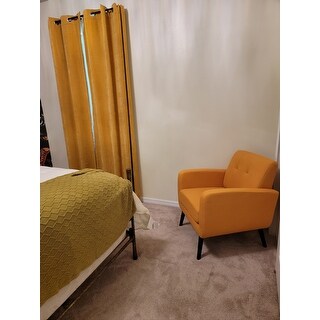 Carson Carrington Keflavik Mustard Yellow Mid-century Accent ...