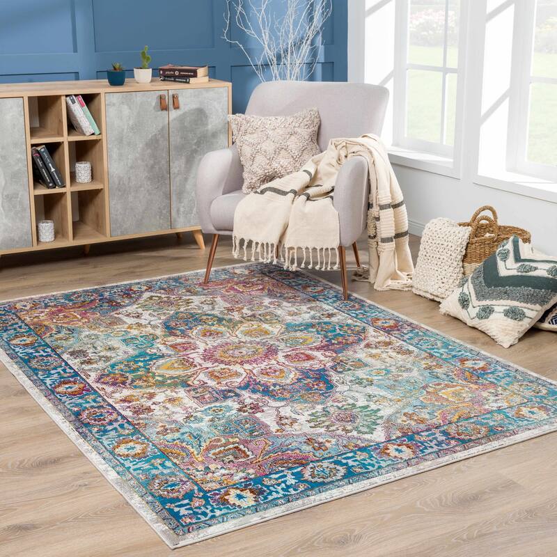 Hauteloom Mardin Oriental Persian Traditional Area Rug