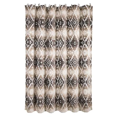 Paseo Road by HiEnd Accents Chalet Aztec Shower Curtain, 72" x 72"