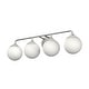 preview thumbnail 9 of 12, Hunter Hepburn 4-Light Bathroom Vanity Wall Light - Damp Rated - Vintage, Mid-Century