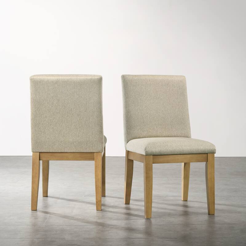 Contemporary Solid Wood Dining Chairs,Set of 2,for Breakfast Nook,Kitchen,Living Room