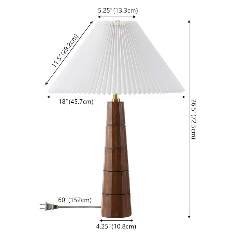 SAFAVIEH Isla 27-inch Resin Table Lamp (LED Bulb Included) - 18"W x 18"D x 27"H