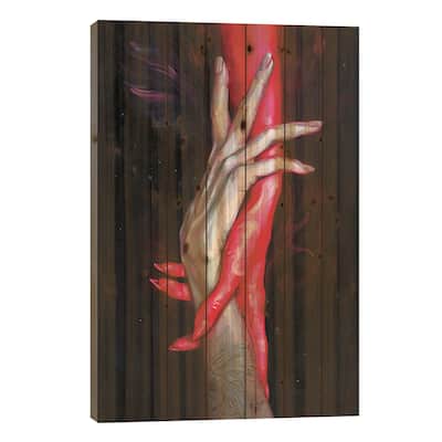 Allure Print On Wood by Eva Gamayun - Multi-Color