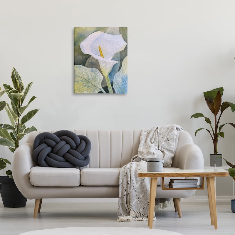 Stupell Garden Calla Lily Bloom Canvas Wall Art Design By Stephanie Fielden