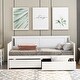 preview thumbnail 9 of 11, Daybed with two drawers, Twin size Sofa Bed