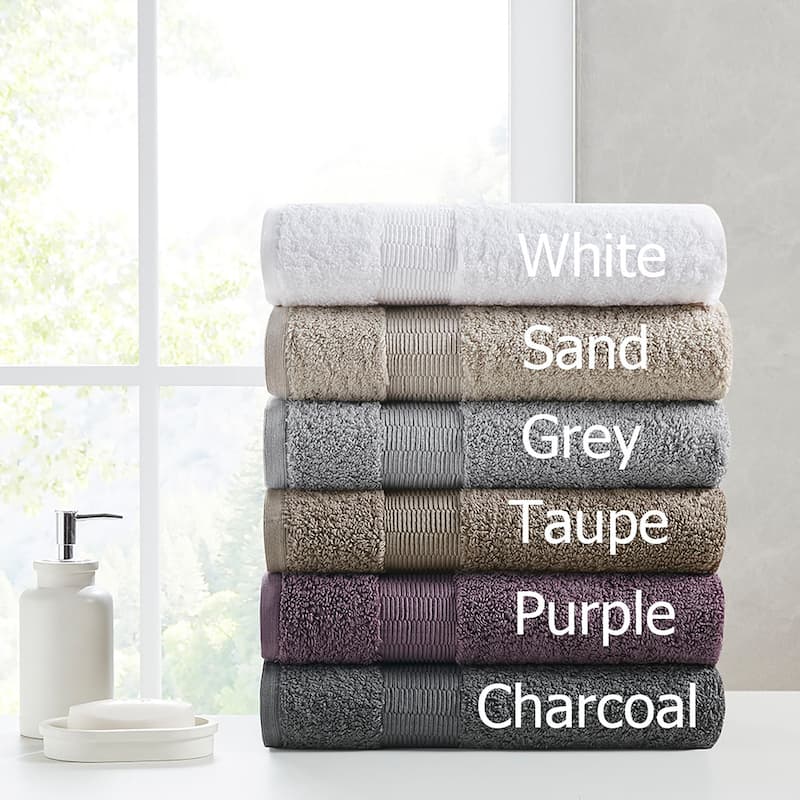 Madison Park Signature Luce 100-percent Egyptian Cotton 6 Piece Towel Set
