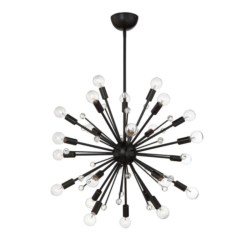 Savoy House Galea 24 Light 22" Wide Abstract Sputnik Chandelier