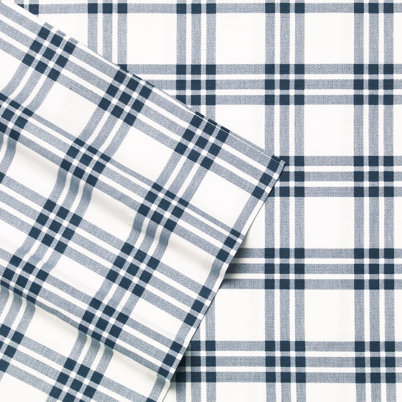 Eddie Bauer Printed Cotton Percale Deep Pocket Sheet Set