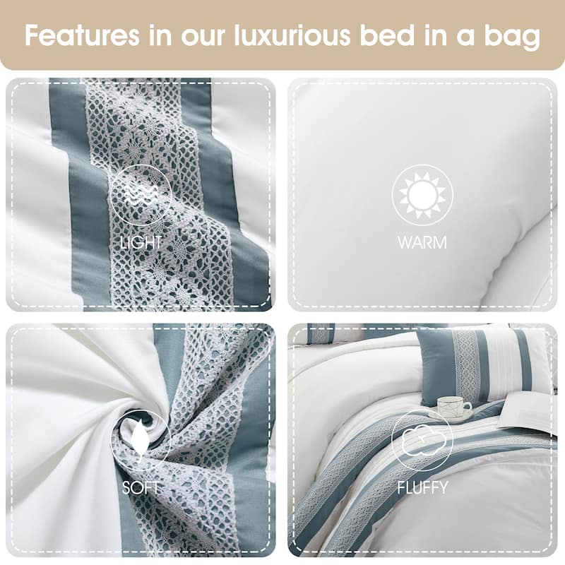 Nanshing Krystel 7 Piece Boho Chic Comforter Set