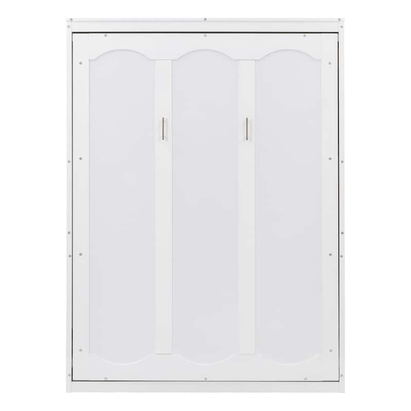 Merax Murphy Bed Wall Bed with Shelves